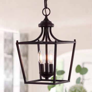 Camden Iron Classic Midcentury Pendant Lantern - JONATHAN Y